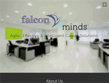 Tablet Screenshot of falconminds.com